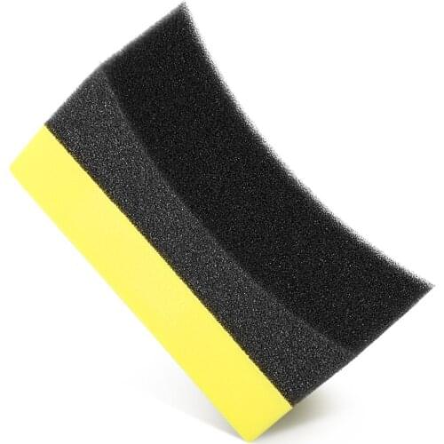 1Pc Car Wash Auto U-Shape Tire Wax Polishing Compound Sponge ARC Edge Sponge Tyre Brush Car Cleaning Products For Car Accessorie