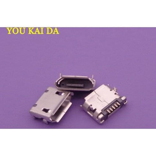 50pcs/lot Phone Tablet mini Micro USB Jack connector Charging port for 5880 5820 8070 7266 5890 8190 7295C Gionee E3T GN305