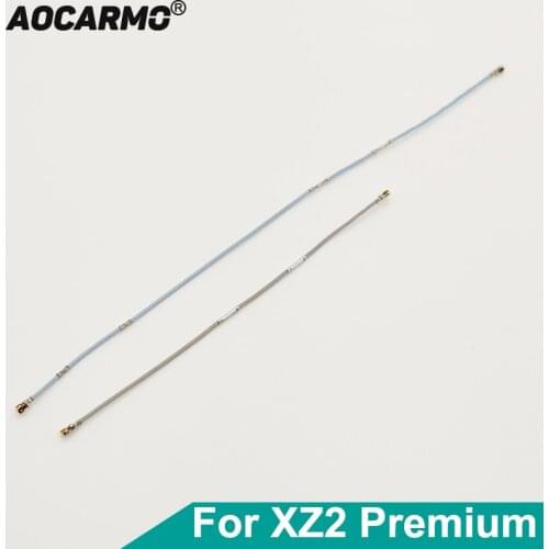 Aocarmo For Sony Xperia XZ2 Premium XZ2P H8116 H8166 Wifi Wire Antenna Signal Connector Flex Cable With Bracket Holder