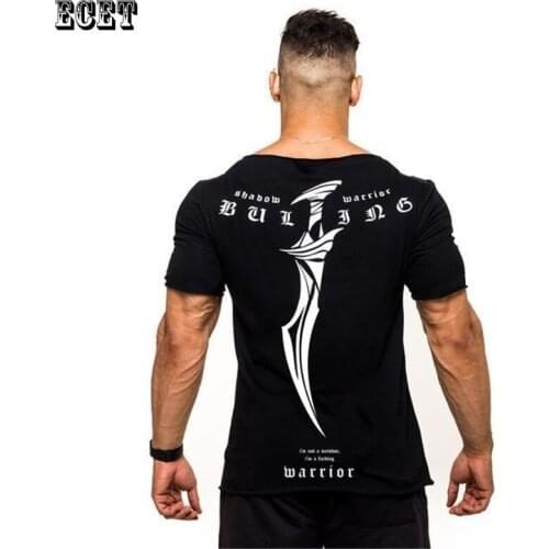 ECET brand summer streetwear printing fashion short-sleeved T-shirt round neck quick-drying fitness sportswear casual T-shirt