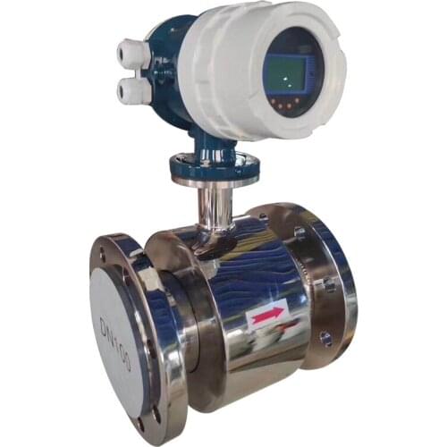 Electromagnetic flowmeter Split type sewage flow meter Liquid water Pipeline anticorrosion Electromagnetic flowmeter dn100 50
