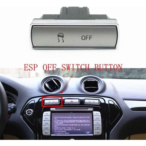 Cafoucs Brand Electronic Stability Program ESP OFF SWITCH BUTTON For Ford Mondeo MK4 2007-2014 OEM 6M2T2C418