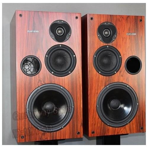 Silver 8 8 inches Hi-End bookshelf speaker Scan-Speak 6620/7100/700009 tweeter+4531 midrange + Seas h1471 bass DIY