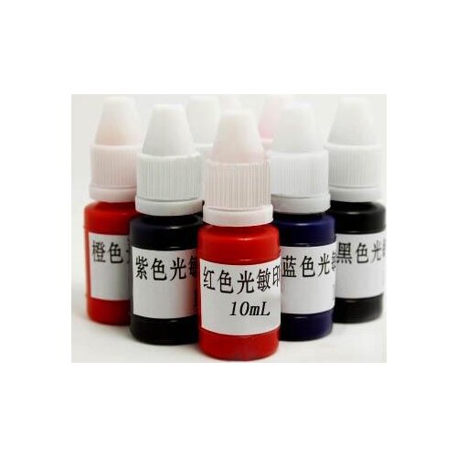 Customized Photosensitive stamp ink 10ml refilling