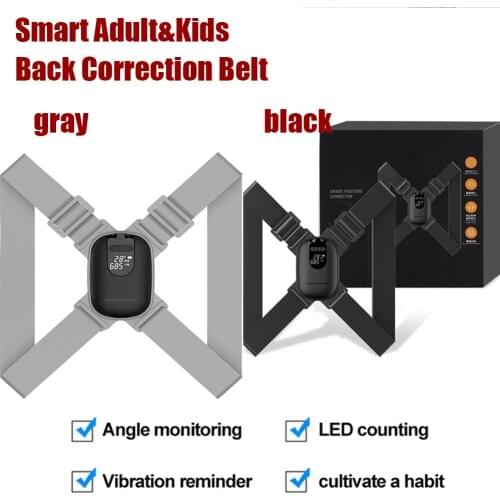 Intelligent Posture Corrector Sensor Vibration Reminder Adjustable Smart Brace Support Belt Shoulder Back Lumbar Back Belt