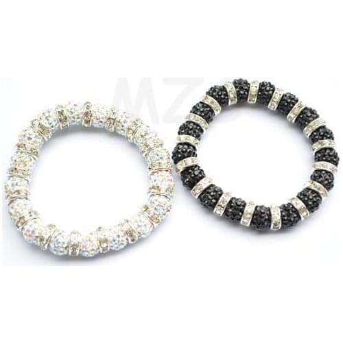 Hot !Free Shipping! New Style 10mm 2Pieces /Lot LPD micro pave Disco Ball Beads crystal crystal bracelet. Fasion