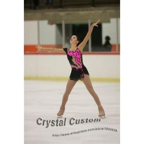 Hot Sales Custom Child Ice Skating Competition Dress Beautiful New Brand Vogue Figure Skating Dresses DR2816