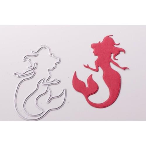 Metal Mermaid die cutting dies for Scrapbooking/DIY Easter wedding Halloween Easter card