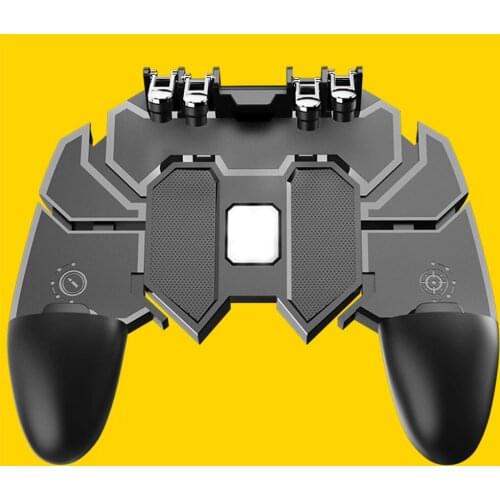 PUBG Mobile Joystick Controller Turnover Button Gamepad for PUBG iOS Android Six 6 Finger Operating Gamepad Peripherals