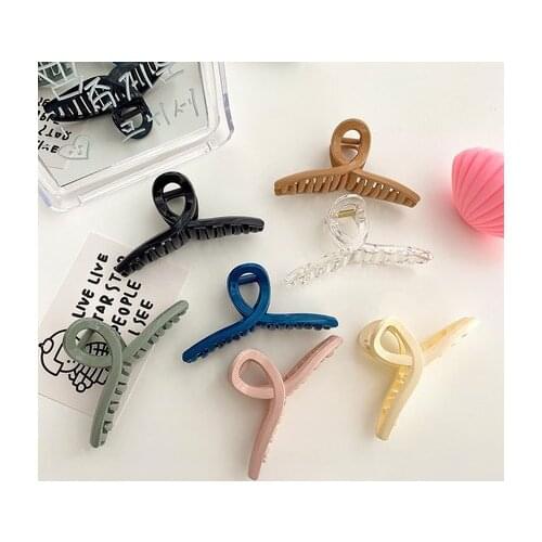 Fashion New Overiszed Big Hair Claw Clip Ins Crab Large Size Resin Hair Clamps for Women Hair Accessories