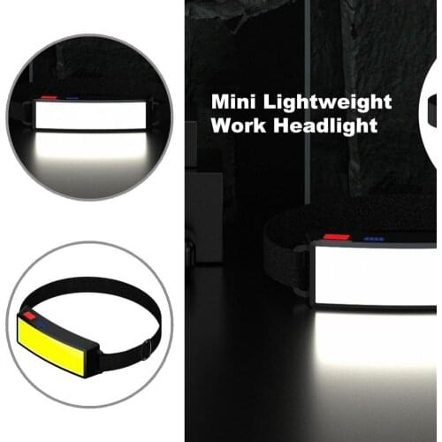 Fashion Wide Application Fishing COB Head Lights Lightweight Head Lights Water Resistant for Fishing