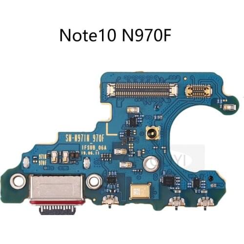 Original For Samsung Galaxy Note 10 N970F USB Charger Charging Port Board Flex Cable Part