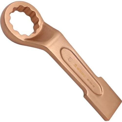 Professional WEDO manufacturer ATEX UKAS GS FM ISO9001 Certificate die-forged Non-Sparking tools Offset Striking box Wrench