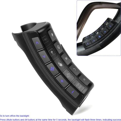 Car Steering Wheel Remote Control for Android Radio Player Wireless Multi-function Bluetooth Radio Navigation