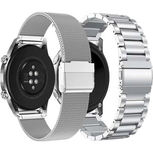 Galaxy Watch 42mm 46mm Band 20mm 22mm Milanese Loop Stainless Steel Strap Bands for Samsung Galaxy Watch Active Band Galaxy S3