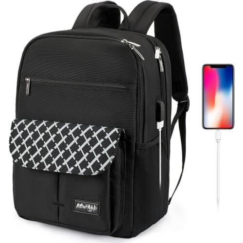 Anti-theft External USB Charging Laptop Backpack Waterproof for Notebook Bag Business Travel for Men and Women Computer
