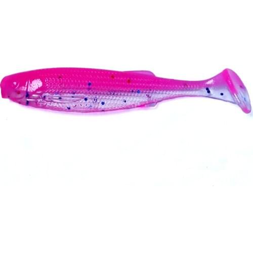 4.5cm Wobblers Carp Fishing Soft Lures Silicone Artificial Double Color Baits Easy Shiner Fishing Lures