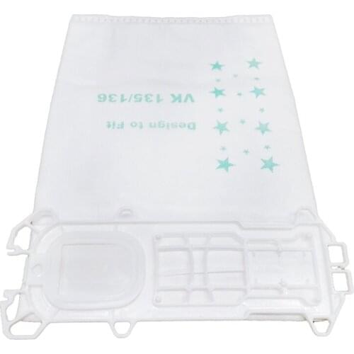 Clearner Paper Dust Collector Replacement Bags 8.15x10.12 Inches Compatible with VORWERK Vacuum Cleaner VK135 VK136
