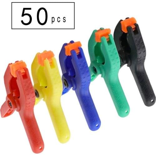 50/40pc 2inch Spring colours Clamps DIY Woodworking Tool Plastic Nylon Clamp For Woodworking Spring Clip Photo Studio Background