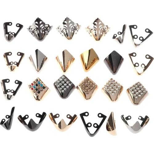 1Pair High Heels Shoe Broken Reapair Accessories hoes Toe Protection Fashion Metal Material Shoes Clips for Decorations