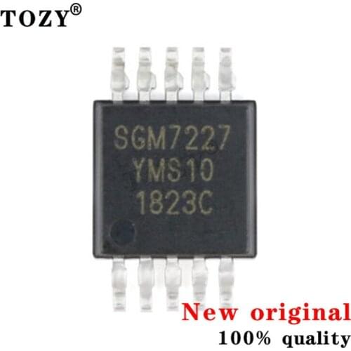 10pcs / lot new original Sgm7227yms10g / TR msop-10 high speed USB DPDT Analog signal switch