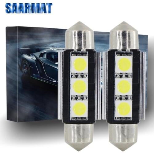 2 c5w No OBC Error LED Number License Plate Light 36MM FOR BMW E46 Convertible coupe M3