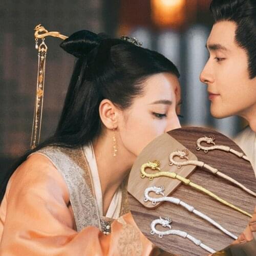 3pcs 30x165mm Vintage Metal Alloy Phoenix Hair Stick DIY Handmade Hair Accessories For Jewelry Making