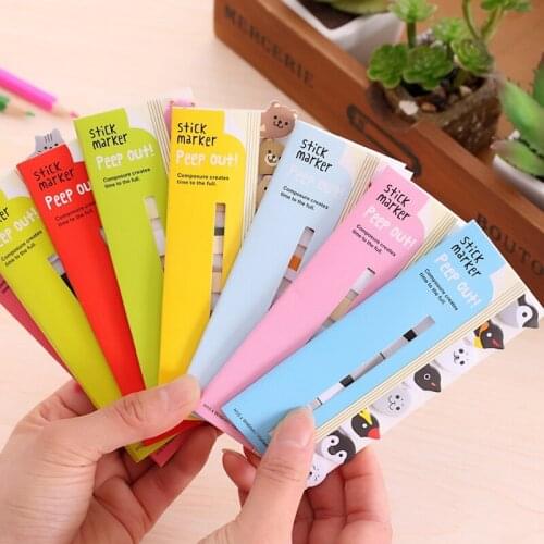 8 pcs/Lot Cartoon Sticky Note Post Stick & Memo Paper Stickers Bookmark Stationery Papelaria Office School Supplies