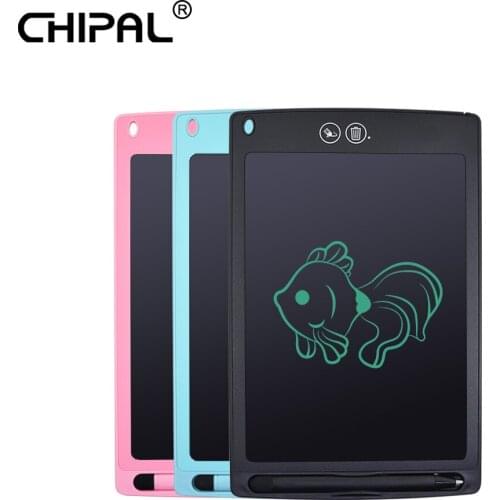 CHIPAL 8.5'' LCD Writing Tablet Partially Erasing Drawing Board Smart Lcd Graphics Tablet Electronics Doodle Pad With Stylus pen
