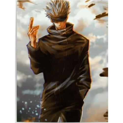 Home Decoration Hd Printed Jujutsu Kaisen Canvas Painting Wall Artwork Modular Anime Pictures Role Poster For Living Room Frame