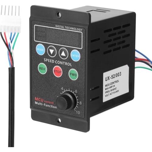 Motor Speed Controller 400W AC220V Motor Speed Controller Motorspeed Regulator Controller Display Rate Target Value Settable