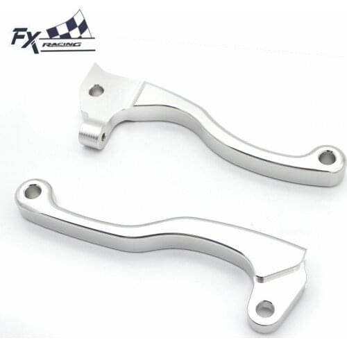 Chrome Aluminum Motorcycle Dirt Pit Bike Brake Clutch Lever For Yamaha YZ250 YZ490 TY250 YZ80 TTR125 TTR250 TDR250 TDR125