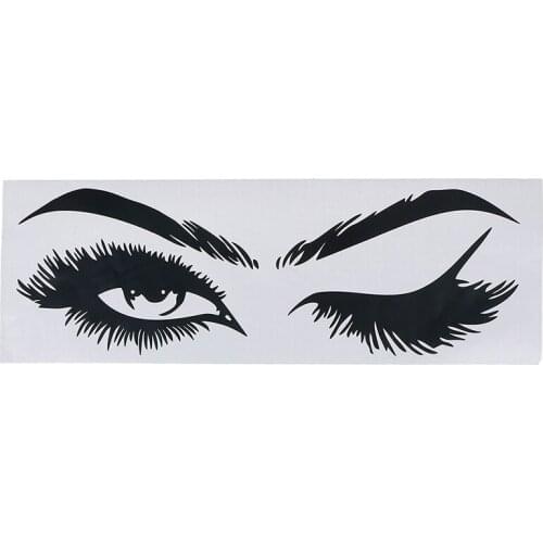 Creative Pretty Eyelashes Wall Sticker Girl Room Living Room Decorations For Home Wallpaper Mural Art Decals Sexy Stickers 19*57