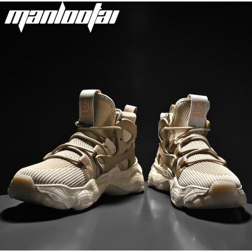 2021 Mens Sneakers High Quality Mesh Sneakers Fashion Breathable Man Shoes Casual Comfortable Lace-Up Male Running Footwears