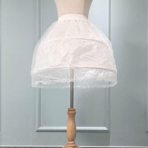 Cosplay Violence Lolita Wedding Lolita Skirts Crinoline Petticoat Underskirt Star Fluffy Vintage Elastic Waist Ball Gown Ruffles