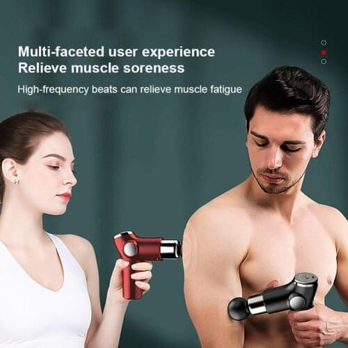 Deep Tissue Massage Gun Percussion Muscle Massager Massage Body Muscle Relaxation Pain Relief Neck Exercising Slimming Shap S6M6
