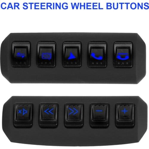 Multi Function Remote Control Universal Wireless For Stereo Car Steering Wheel Button Backlight GPS Navigation DVD Radio