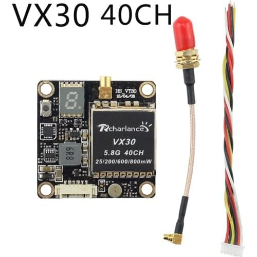 Rcharlance VX30 5.8G 40CH PCB Module Transmitter FPV Transmitter 25/200/600/800mW for Racing Drone Quadcopter