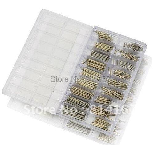 About 270 Pcs Stainless Steel Watch Band Spring Bars & Strap Link Pins 6-23MM Top quality.Low price