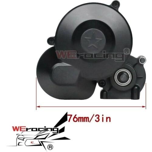 Plastic Complete Center Gearbox Transmission Box with Gear for 1/10 RC Crawler Car Axial SCX10 II 90046 90047 Upgrade Parts