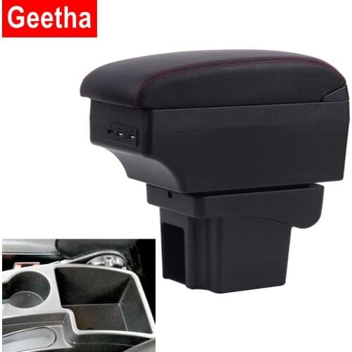 For Chevrolet Niva Armrest Box Center Centre Console Storage Car Styling Decoration Accessories Dual Layer Large Space USB