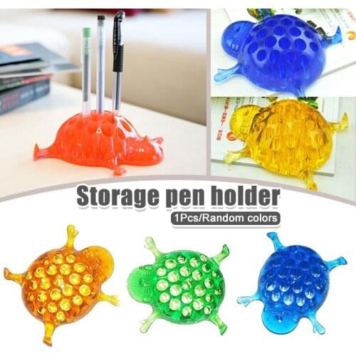 Toothbrush Pen Holder Stand Mini Storage Rack Portable for Countertops Bathroom Desktop TS1 Home Office Storage