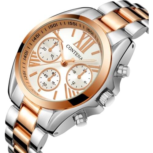 Reloj Mujer Luxury Brand Watch Women Watches Silver Gold Stainless Steel Watch Womens Wrist Watch Ladies Clock Zegarek Damski