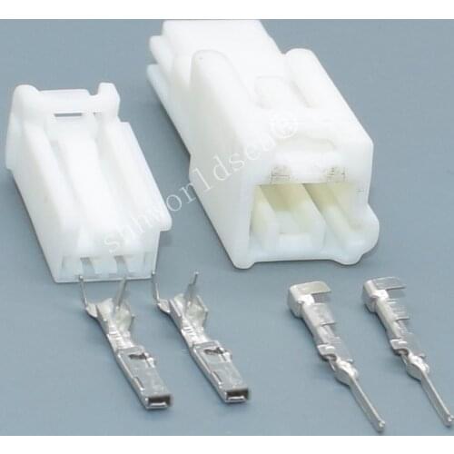 Shhworldsea 2 pin 1.2mm Female Male Plastic Electric Housing Plug Wiring Harness Cable Connector