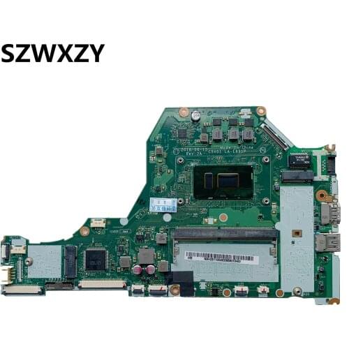 SZWXZY For Acer Aspire A515-51 A315-53 Laptop Motherboard With SR3L8 i7-8650u CPU 4GB RAM C5V01 LA-E891P NBH2B11004 DDR4