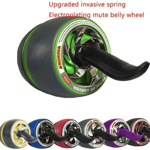 Upgraded Super Silent Electroplating Giant Wheel Fitness Wheel Roller Household Abdominal Muscle Wheel Sports Goods