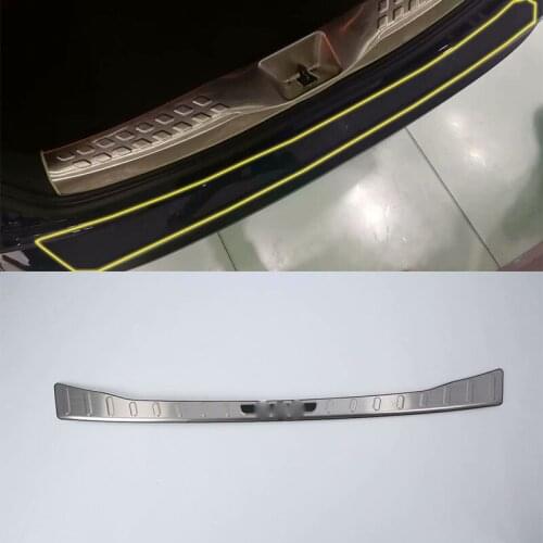 Stainless steel Exterior rear bumper foot plate Cover Trim Car Styling For TOYOTA CH-R 2018
