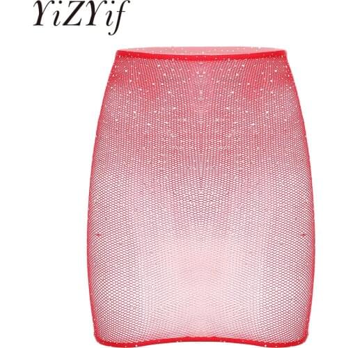 New See Through Mini Skirts Girls Sexy Womens Casual Package Hip Short Skirt For Women Sex Female Skirt Streetwear Club Skirts
