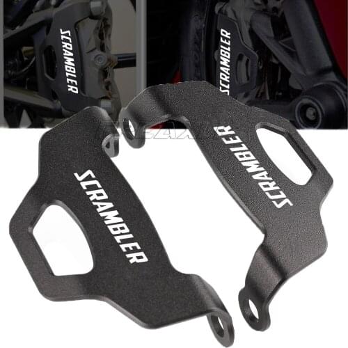 For Ducati Scrambler Cafe Racer Urban Enduro Street Classic Icon/Dark Motocycle Front Disc Brake Caliper Guard Cover Protector