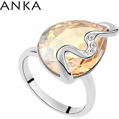 ANKA 2020 limited new arrival rings for women sterling free shipping top crystal ring wholesale crystals from Austria #100564
